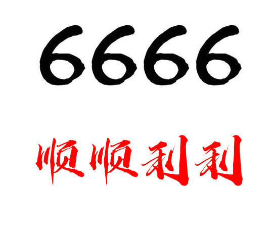 曹县尾号6666吉祥号